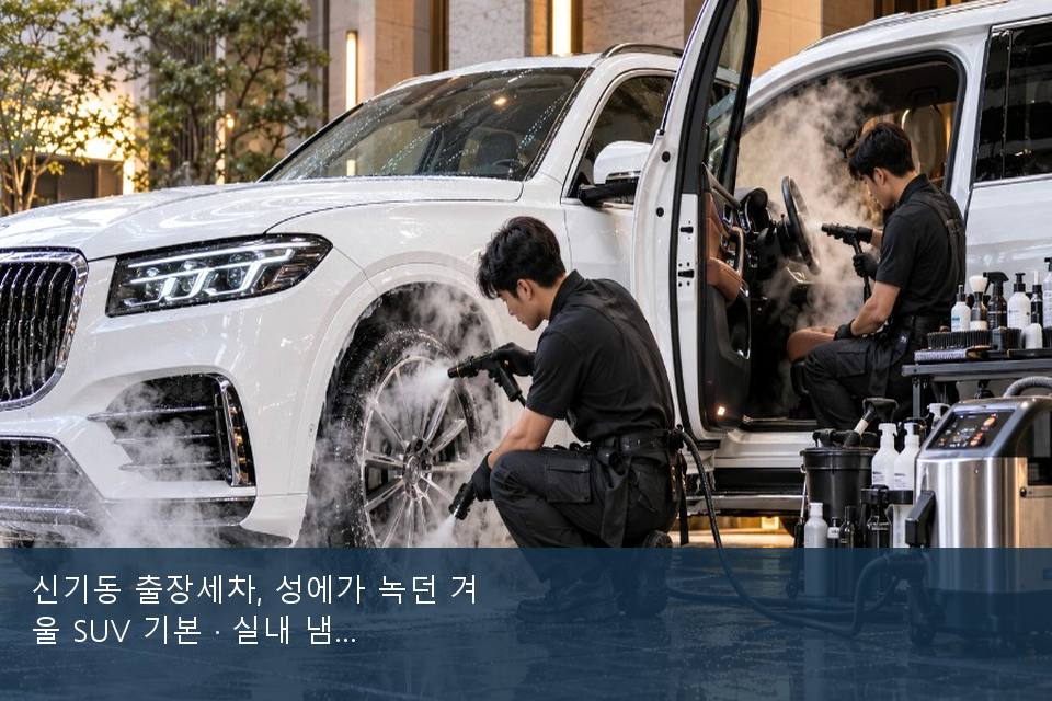 신기동 출장세차, 성에가 녹던 겨울 SUV 기본 · 실내 냄새를 연 기록